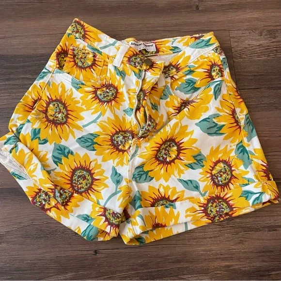 American Apparel Shorts American Apparel Sunflower Shorts Poshmark